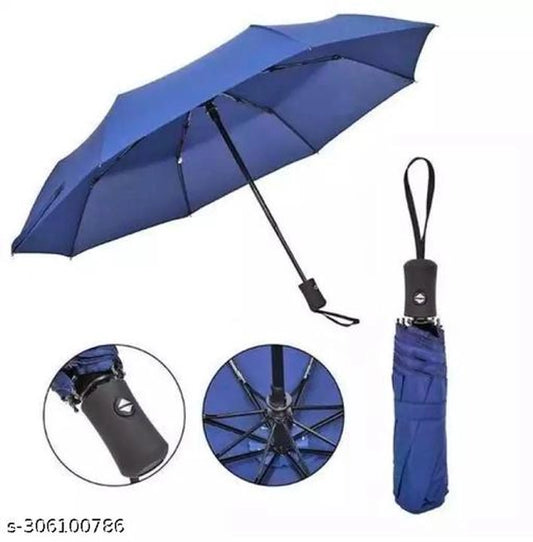Nylon Compact Umbrella (Blue)